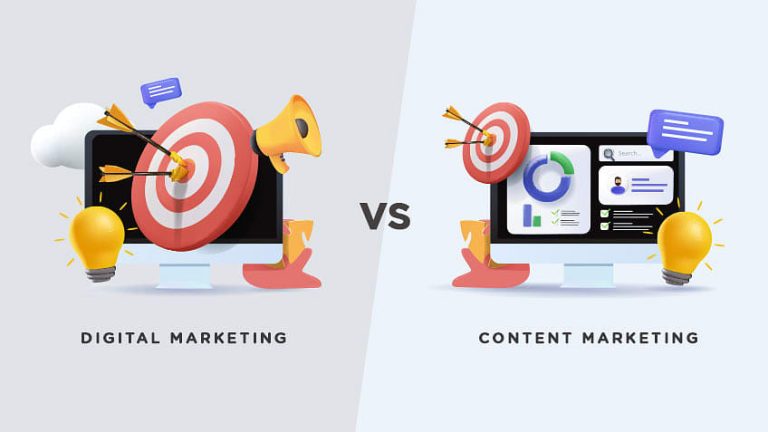 What is the Difference between Digital Marketing And Content Marketing